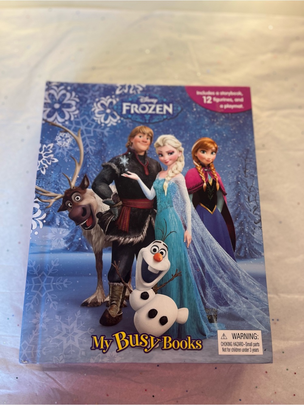 Disney Frozen Activity Book with Blue and Purple Cover